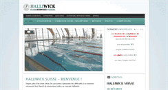 Desktop Screenshot of halliwick.ch
