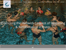 Tablet Screenshot of halliwick.org